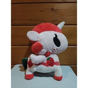RARE Neon Star Tokidoki Unicorno Strawberry Ruby‎ 15" Stuffed Plush Doll Lovey